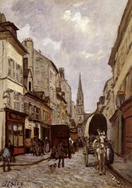 Alfred Sisley La Grande-Rue,Argenteuil China oil painting art
